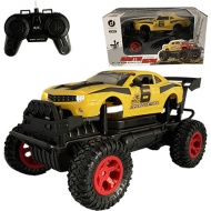 RC Galben Off-Road Camaro cu telecomandă muscle car cy lumini MHz 1/14