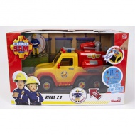 Sam Fireman: Venus 2.0 mașină de pompieri cu sunete și lumini set de joacă - Simba Toys