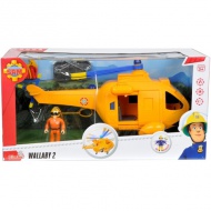 Sam pompierul: Wallaby II elicopter cu figurină de joacă - Simba Toys