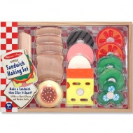 Sandwich making set din lemn - Melissa &amp; Doug