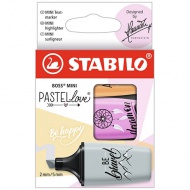 Stabilo: Boss Mini Pastellove textliner set 3 bc