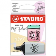 Stabilo: Boss Mini Pastellove textliner set 3 bucăți