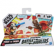 Star Wars Battle Bobblers Porgs vs Chewie figurină - Hasbro