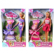 Steffi Love: Păpuşă cu cărucior în 2 variante - Simba Toys