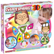 Supermag 3D jucărie cu magnet triunghi