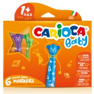 Carioca: Marker colorat ursuleţi set 6 bucăţi care se poate spăla