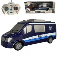 Telecomandă RC SWAT Microbuz de politie cu lumină 27MHz scară 1/32 25cm