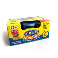 Tempera albastră în tub 6x35g - Carioca