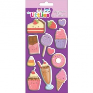 The Littlies: Dulciuri 3D Puffy Stickers set 10x22cm