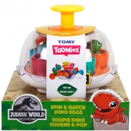 Toomies: Jurassic World Spin &amp; Hatch Dino Eggs set de joacă