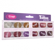 TyToo: Culori calde set praf sclipici 12x2,5ml