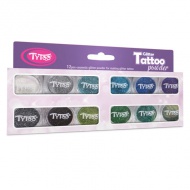 TyToo: Culori reci set praf sclipici 12x2,5ml