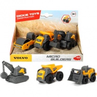 Volvo vehicule de construcții set 3 bucăți două variante - Dickie Toys