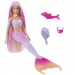 Barbie: Păpușă sirena care își schimbă culoarea cu accesorii - Mattel