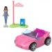 Barbie: Vehicule Mini BarbieLand - Set mașină de vis - Mattel