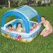 Bestway: Beach Buddy™ piscină de joacă cu acoperiș de protecție solară 140 x 140 x 114 cm