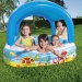 Bestway: Beach Buddy™ piscină de joacă cu acoperiș de protecție solară 140 x 140 x 114 cm