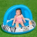 Bestway: Piscină pentru copii Safari Sun™ cu model de zebră și acoperiș pentru protecție solară, Ø 97 x 66 cm.