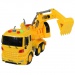 City Truck: Camion cu excavator cu lumina și sunet 20cm