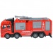 Fire Truck: Camion de pompieri din metal cu roți pivotante 20cm