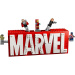 LEGO® Super Heroes: Sigla MARVEL și minifigurine (76313)