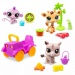 Littlest Pet Shop: Pachet de 3 figurine Seria 1 - Safari