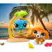 Littlest Pet Shop: Petfluencers set figurine cu pasăre tropicală și cățeluș 2 buc - Apus dulce seria 2