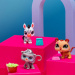 Littlest Pet Shop: Set de 3 figurine cu zebră, tigru, babuin - Vibe-uri de țară, seria 2