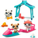 Littlest Pet Shop: Zi de zăpadă set de 3 figurine seria 2