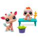 Littlest Pet Shop: Zoo pals - Set de figurine Girafă și Leneș Seria 2.