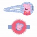 Luna: Set de accesorii pentru păr Peppa Pig cu bandă pentru cap, 3 piese