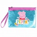 Luna: Set de necesar și accesorii pentru păr Peppa Pig, pachet de 4 bucăți.