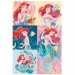 Luna: Set de scris prințese Disney - Ariel în geantă de PVC