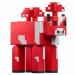 Minecraft: Figurină de acțiune Mooshroom de 8 cm cu accesorii - Mattel