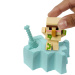 Minecraft: Figurina minifigură Iron Golem cu sabie albă în formă de depozitare - Mattel