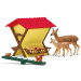 Schleich: Farm World - Set de joacă cu hrănitoare pentru animale sălbatice (42658)