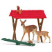 Schleich: Farm World - Set de joacă cu hrănitoare pentru animale sălbatice (42658)