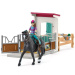 Schleich: Horse Club - Set de joacă cu Lisa și Storm în boxa pentru cai