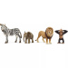 Schleich: Wild Life - Set de figurine cu animale din Africa pentru începători, 4 bucăți (42721)