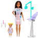 Set de joacă Barbie carieră dentist cu păr șaten - Mattel