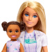 Set de joacă Barbie carieră dentistă cu păr blond - Mattel