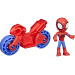 Set de joacă Spider-Man și prietenii săi uimitori: Spider-Man și motocicleta sa - Hasbro