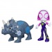 Spidey și prietenii săi uimitori: Set de figurine de acțiune Rhino Dino și Ghost Spider - Hasbro