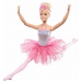 Barbie®: Balerina curcubeu strălucitoare cu păr blond și lumini - Mattel