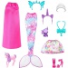 Barbie® Fairytale: Păpușă sirenă transformatoare 2023 cu accesorii - Mattel