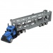 City Truck: Camion de transport auto albastru 22cm