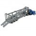 City Truck: Camion de transport auto albastru 22cm