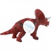 Dino World: Figurină de dinozaur Triceratops cu sunet, material vinyl cu umplutură de bumbac 35cm