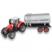 Farm Truck Series: Tractor cu rezervor de apă roșu sau verde 46cm