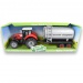 Farm Truck Series: Tractor cu rezervor de apă roșu sau verde 46cm